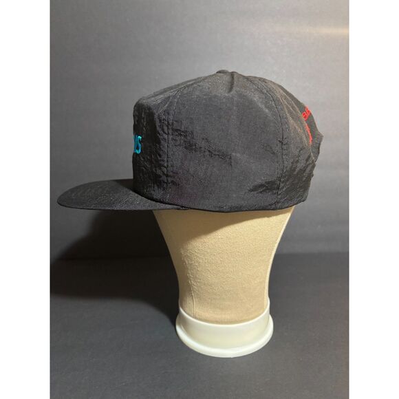 Vintage Siemens Snapback Hat Black Nylon Enclosed Switches Promo Cap Adjustable - Picture 2 of 4